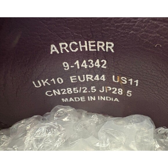 Ted Baker Men's Wingtip Oxfords Dress Shoes Size 11 Suede Tan - Picture 10 of 11